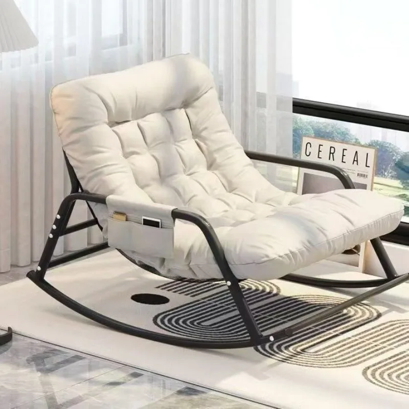 Rocking chair recliner double Internet celebrity balcony living room leisure free chair adult bedroom lunch break lazy
