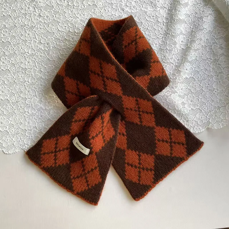 

Old Money, 100% шерсть, чистая шерсть, теплый шарф в виде ромба, осенне-зимний теплый универсальный новогодний шарф для пар, женский