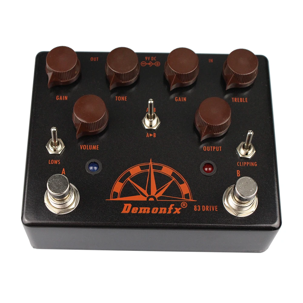 Demonfx-Pedal de efecto guitarra 83 DRIVE, palanca combinada de BLUES BREAKER y KLON Centauro en un Pedal, añadir Orden, nuevo