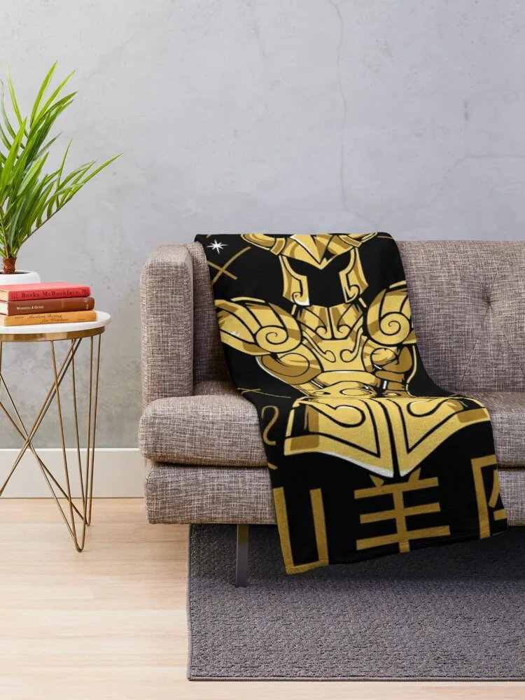 CAPRICORN CLOTH - SHURA GOLD CLOTH SAINT SEIYA Throw Blanket Beach Blanket