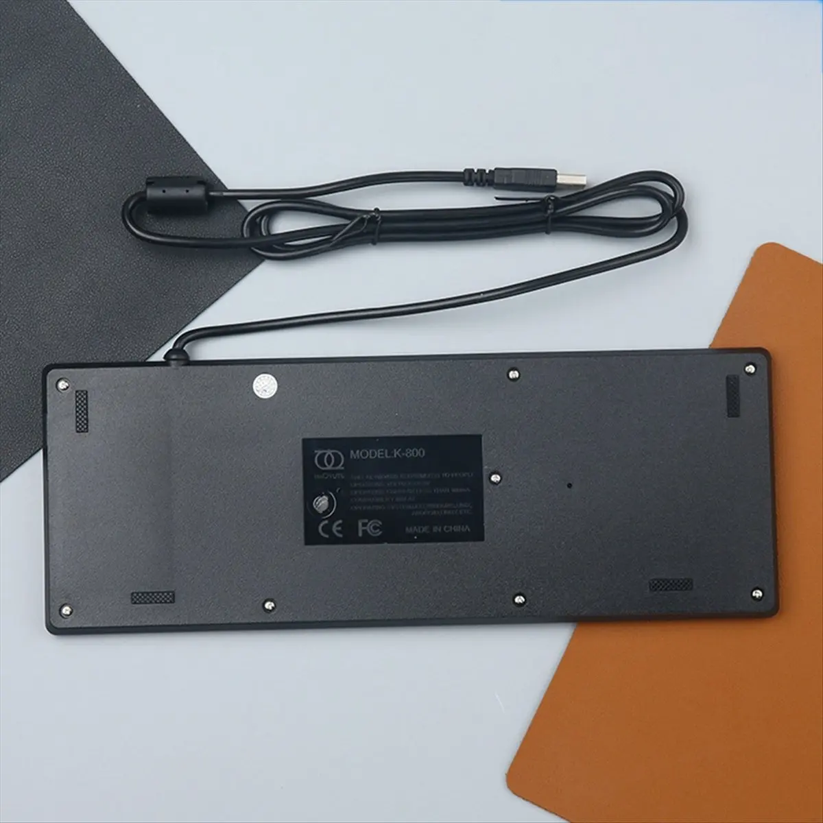 2026 New + 80 Keys USB Wired Keyboard Ultra Thin Mini Compact Touch Keyboard HUB Function Wired Touch Keyboard