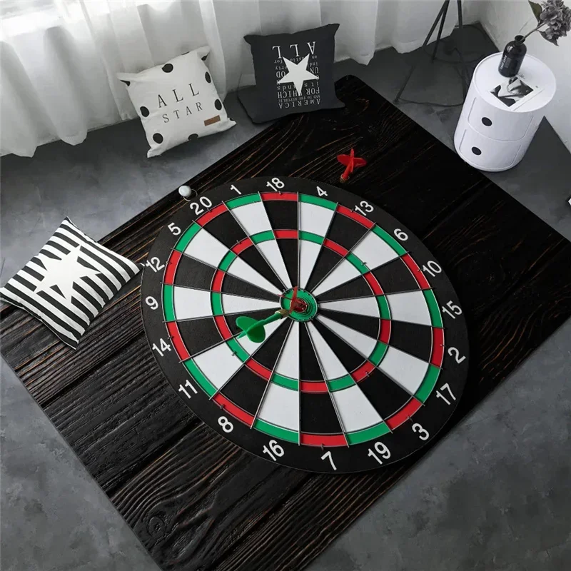 Sport Carpet Dart Board Arrow Floor Mat Dart Target Print Rugs Living Room Game Room Bedroom Rug Non-slip Door Mat Home Decor