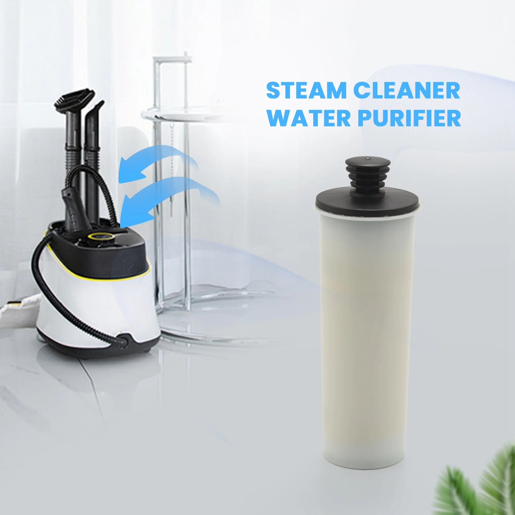 

ABNP Steam Cleaner Water Purifier Descaling for SC2 SC3 Clean Water Descaling Filter Premium Upright 2PCS
