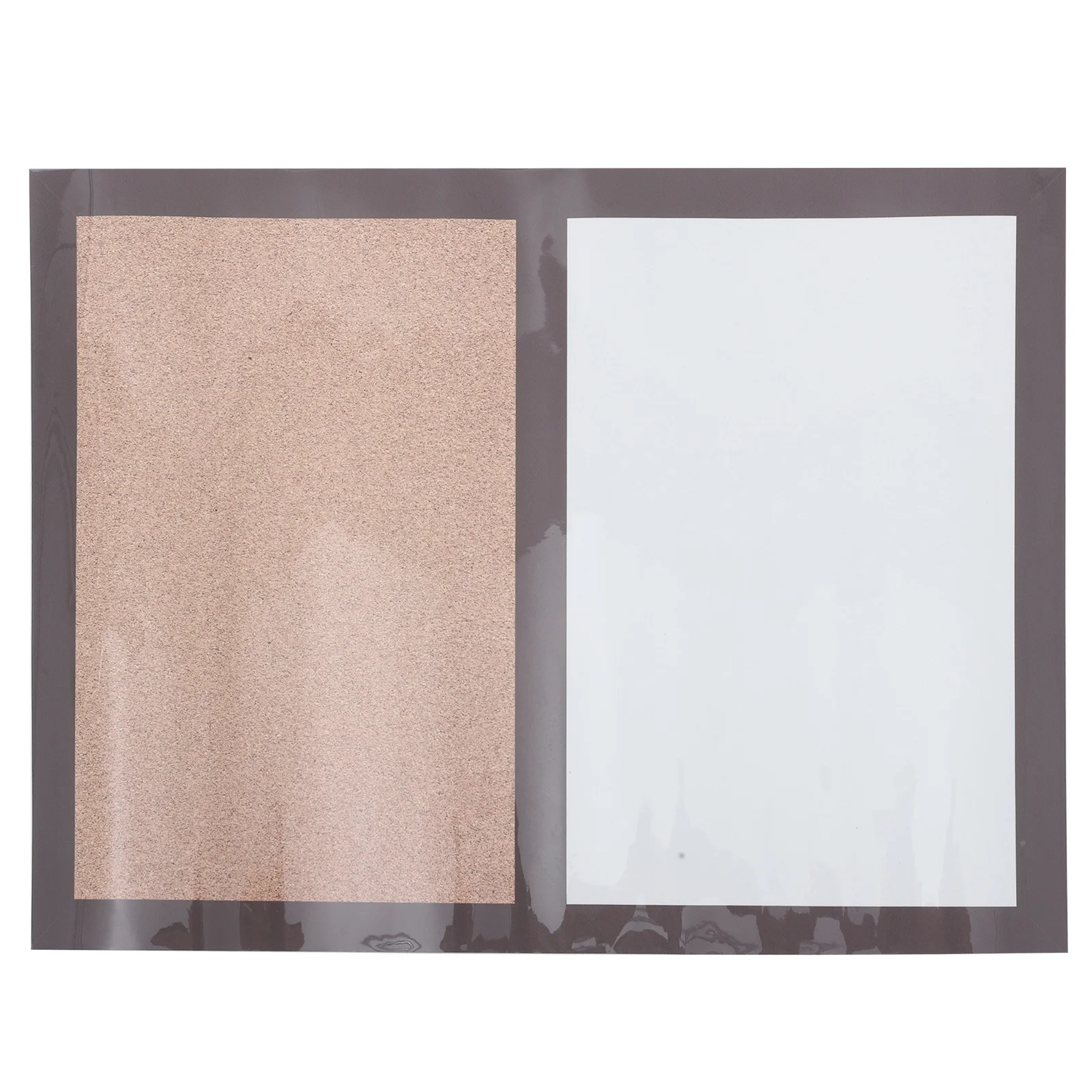 لوحة إعلانات من الفلين متعددة الاستخدامات، منظم مذكرة السبورة البيضاء، قابل للتركيب على الحائط، أنيق، وظيفي للمنزل والمكتب والفصول الدراسية، استخدام المسح الجاف #4