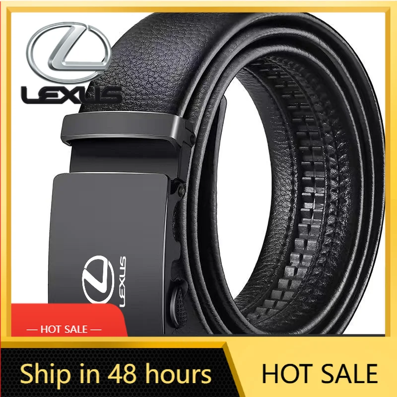 

Car Sticker Interior Stickers Fashion Business Men's Belt Luxury Belt Automatic Buckle Jeans Belts For Lexus F SPORT ES RX NX LS