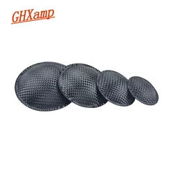 GHXAMP 35mm 43mm 55mm 65mm Black Glass Fiber Dust Cap Speaker Protective Dust-proof Cap Accessories 2PCS