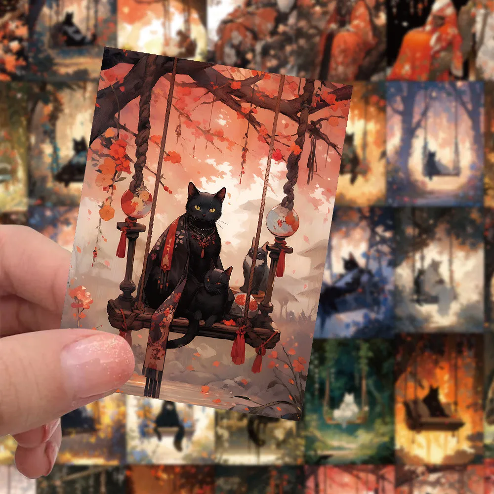 Наклейки «Милый кот Королевство» из 60 предметов — декоративные наклейки для ноутбуков, чехлов для телефонов, рюкзаков и журналов (магазин аниме Worlds)