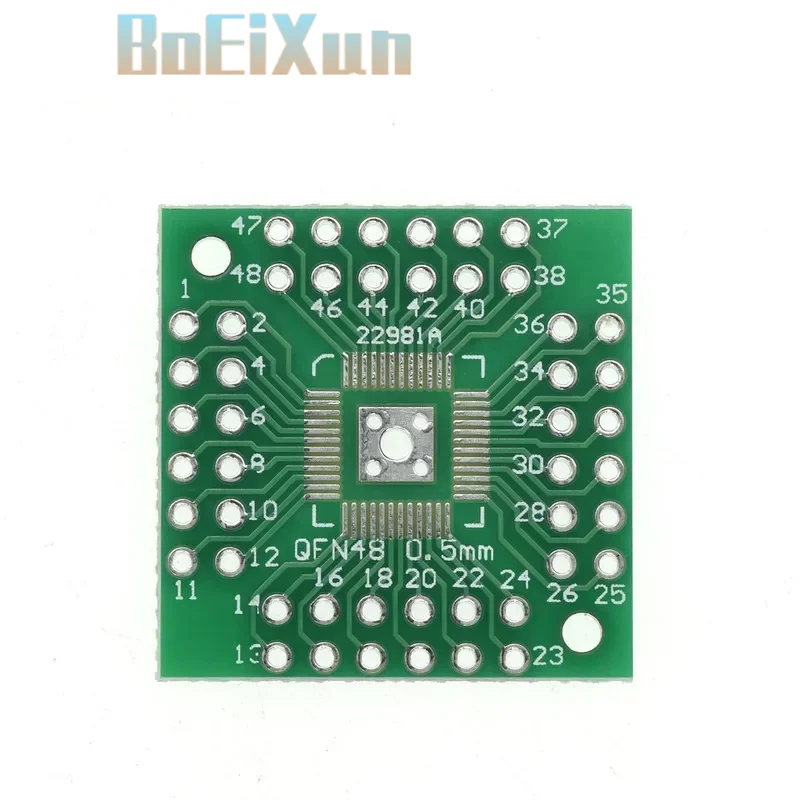 10pcs/lot QFN56 QFN64 DIP48 QFN444 Adapter Board Converter Pinboard Patch to DIP 0.5mm 0.8mm Transfer Plate