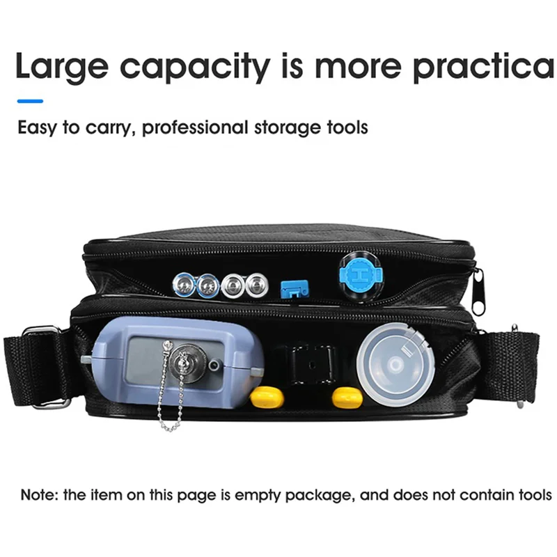 A15F-FTTH Special Tool Kit Fiber Optic Tool Empty Package Hardware / Network Tools Storage Bag 24Cmx10cmx18cm(Empty Package)