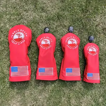 Copritesta da golf Birdie in pelle bianca di alta qualità, elegante ricamo, copritesta da golf di alta qualità, copritesta da golf Fariway Wood Covers, ibrido 10 best sales copritesta in legno - №7