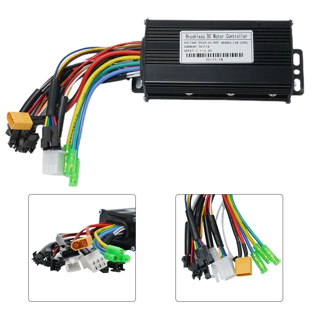 Upgrade Your Electric Ride, JN 3648V Ebike Sine Wave 26A 500750W SM Controller for Electric Scooters and Ebikes