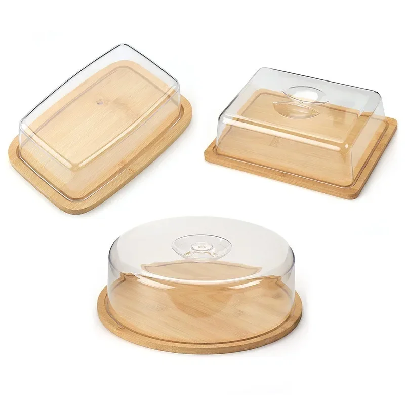 

Rectangular Cheese Storage Case Butter Keep Fresh Box with Lid Butter Dish Multipurpose Home Kitchen Food Container Organizer