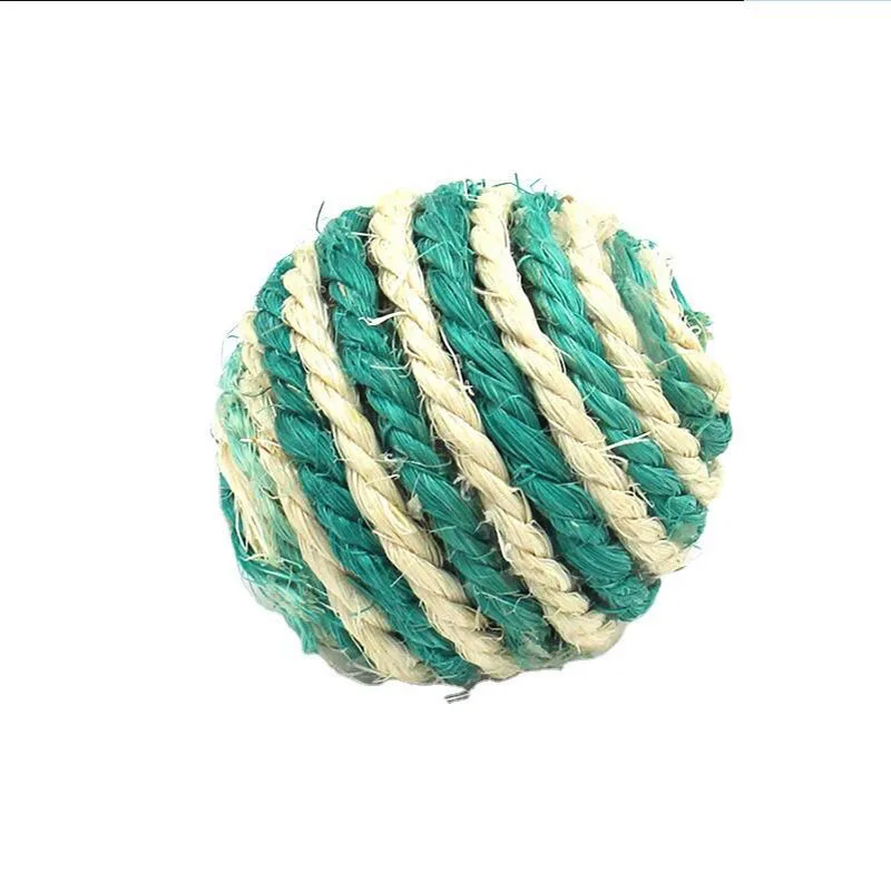 

Sisal Ball for Cats, Bite Resistant, Amusing Cat Ball, Grinding Claws, Teeth Bell, Pet Toys Supplies