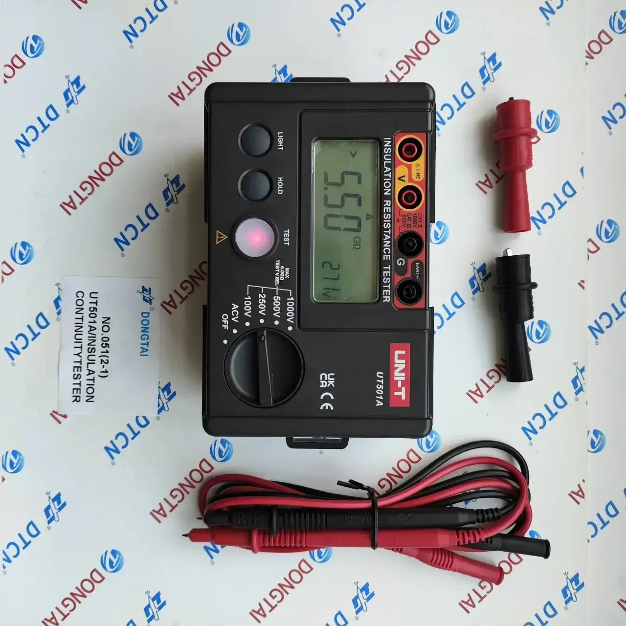 NO.051(2-1) UT501A/CONINUITTESTER DE INSULACIÓN