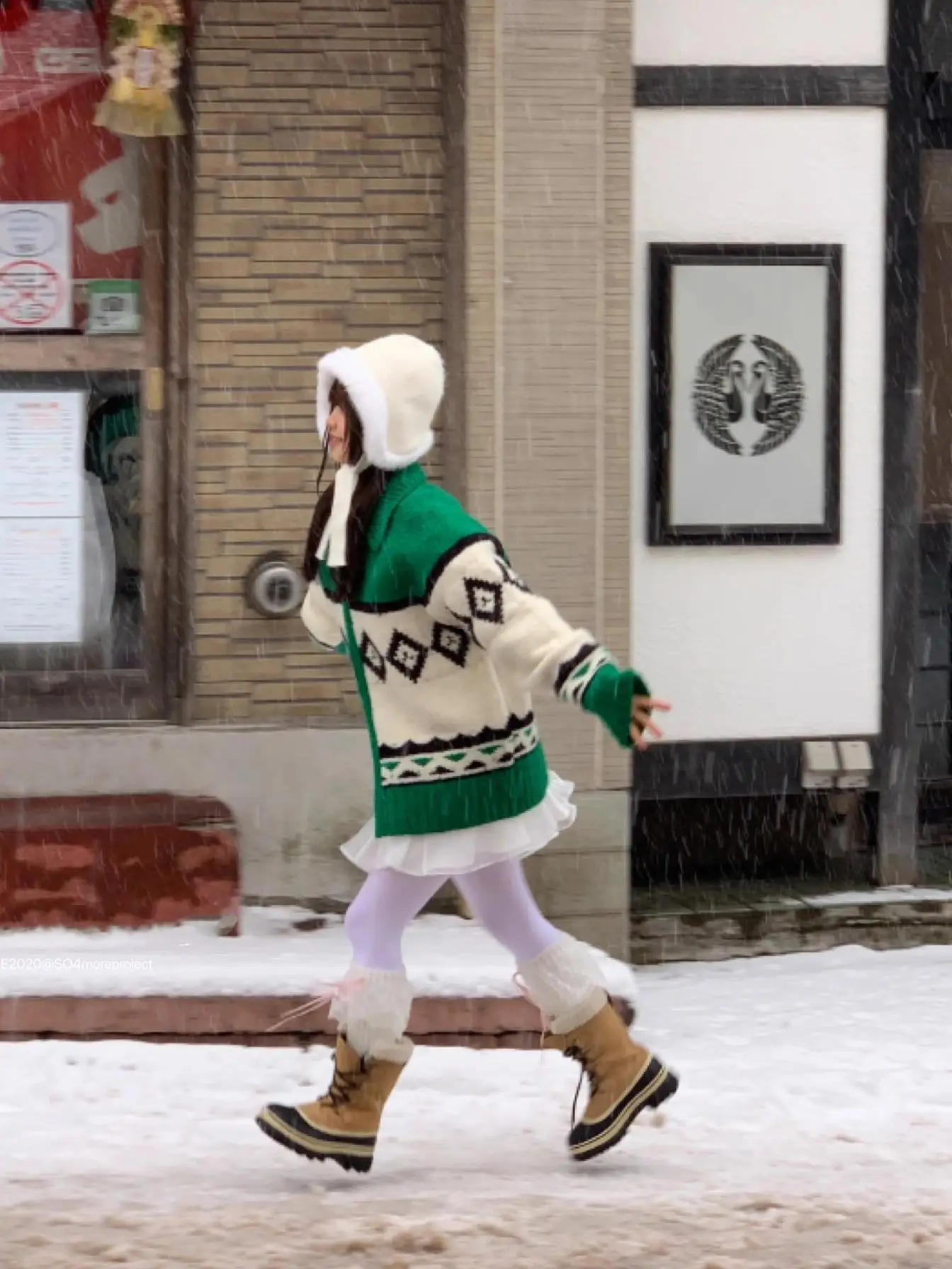 Thiened Nordic Print Open Vest Trui Winter Nieuwe Sle Retro Sle Lange Sve Pendelen Sle Qianling Ontwerp Acryl Jas