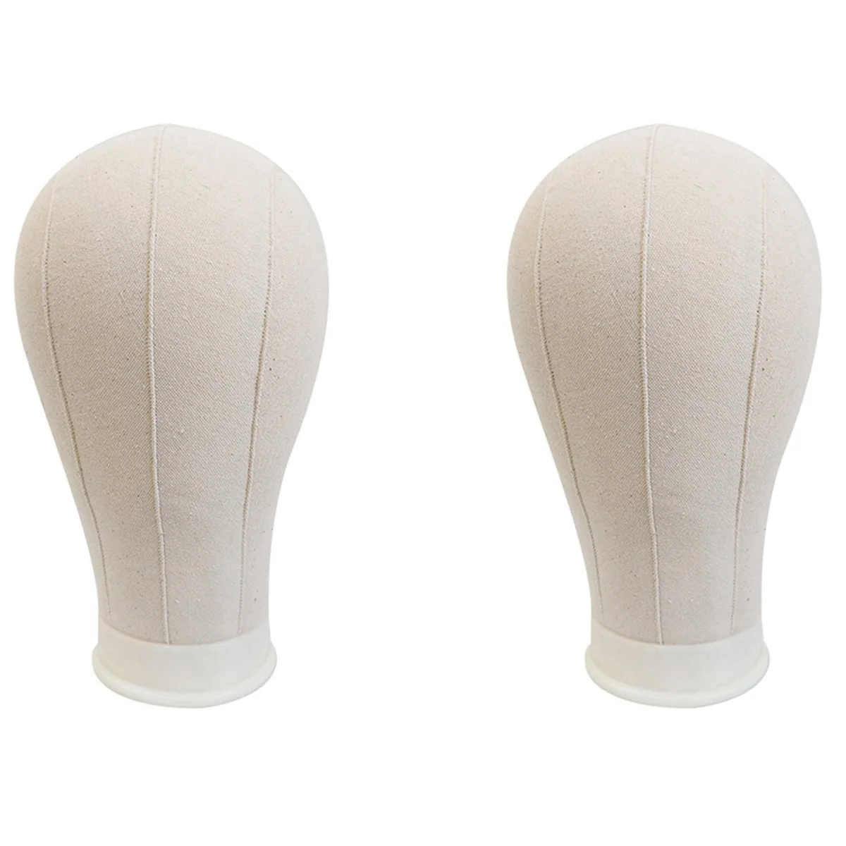 

AT53 2pcs 22 Inches Mannequin Canvas for Hair Extension Lace Wigs Making and Display Styling Mannequin Manikin