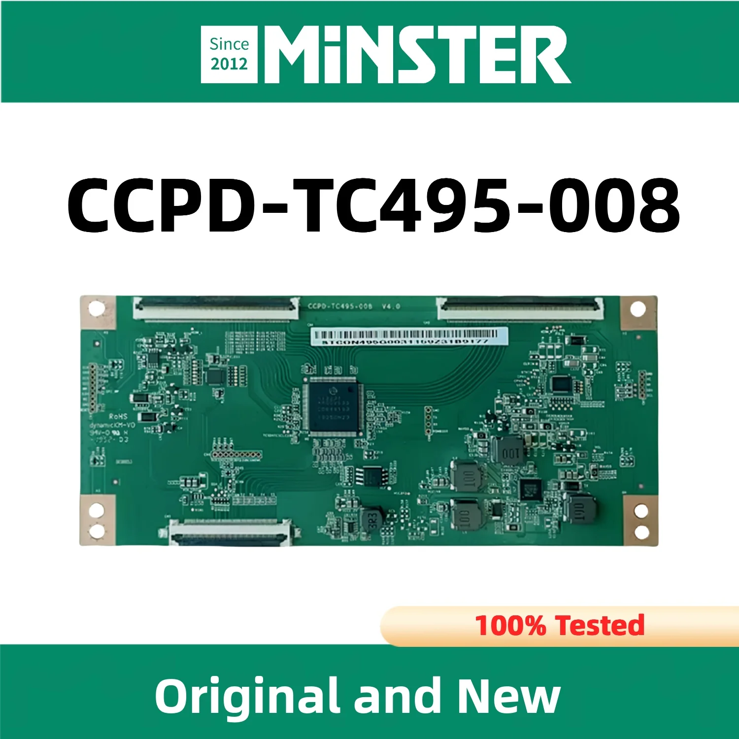 Tcon CC500PV5D CC500PV7D 4K CCPD-TC495-008 V4.0 T-con Logic Board Card Plate Original New for 50 inch Panda Led Tv Screen