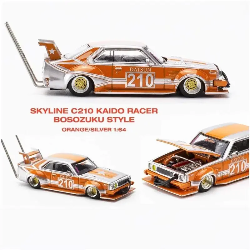 

Модель автомобиля под давлением XCarToys 1:64 Zokusha DATSUN C210 Skyline