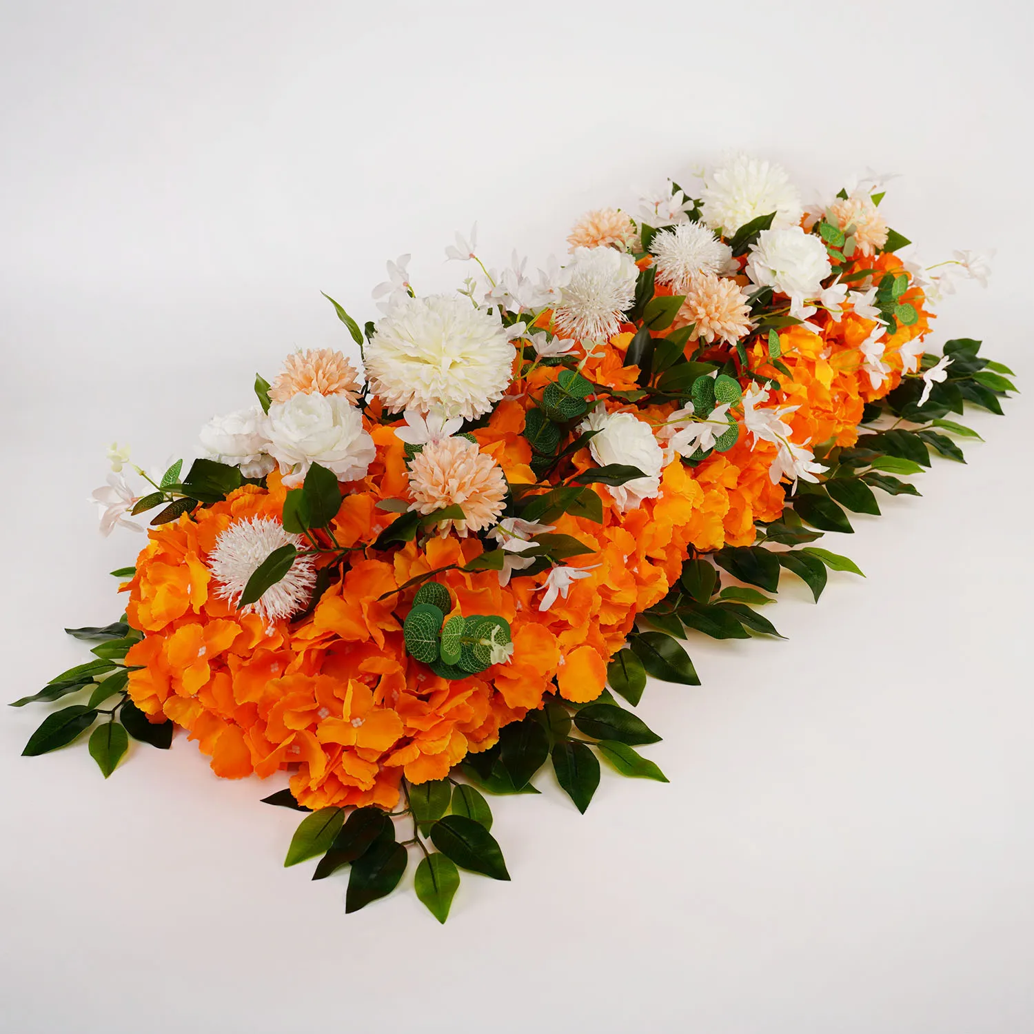 

Autumn Wedding Flowers Decor Flower Wall Iron Arch Backdrop Decor Supplies Artifical Rose Row Table Centerpiece Arrange Props