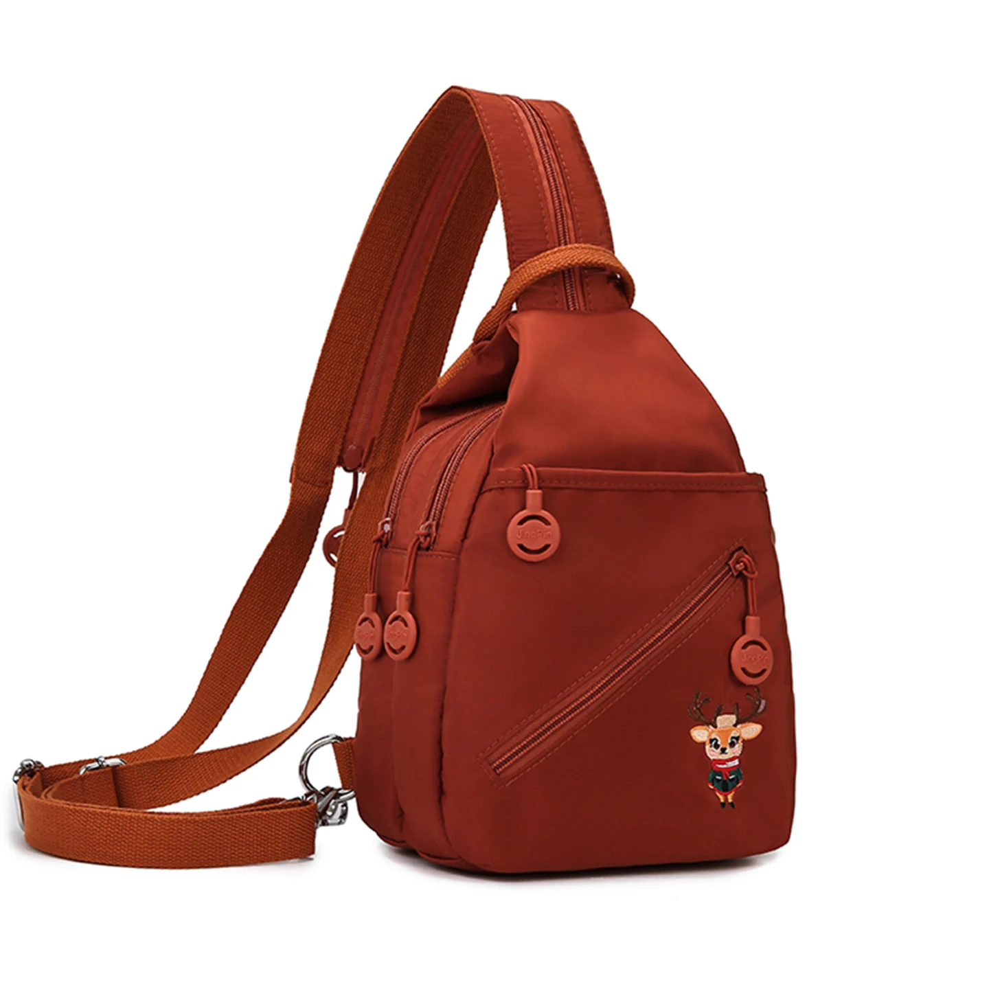 

2025 Новая модная корейская женская сумка через плечо, легкая многофункциональная повседневная дорожная уличная нагрудная сумка