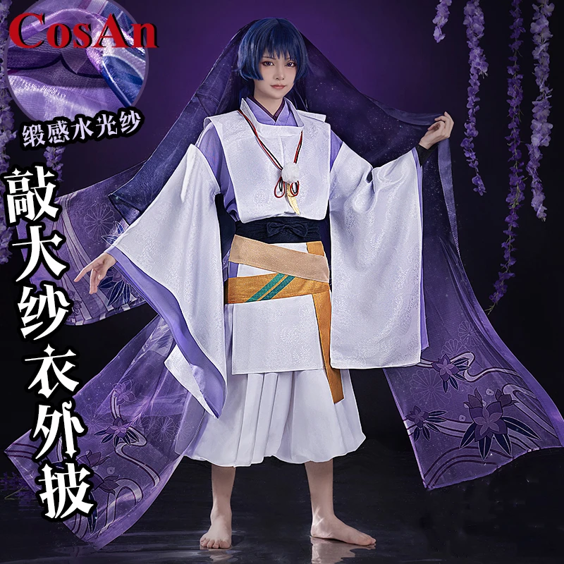 CosAn Game Genshin Impact Scaramouche Cosplay Costume Early Youth Kimono Uniform Activity Party Role Play Clothing