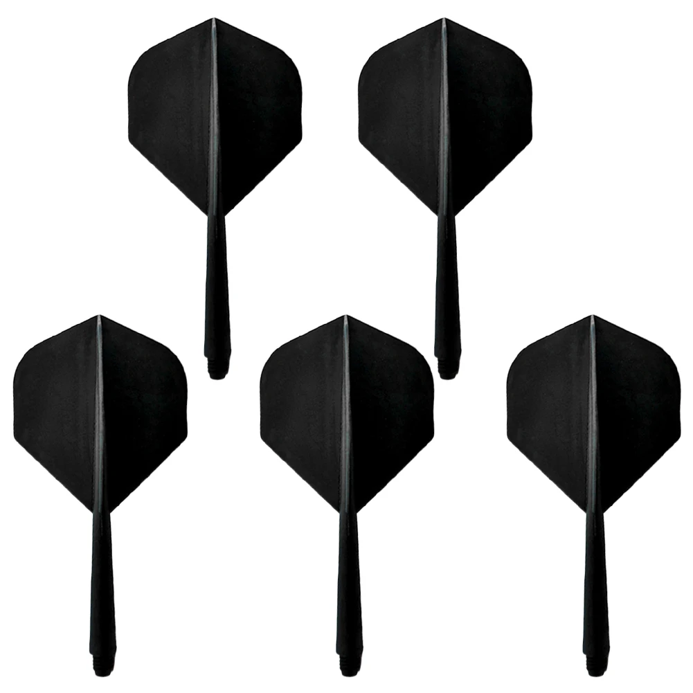 5pcs Integrated Shaft and Flights Anti-Fall Flights Shaft Plastic 2BA Screw In-one Flight Accessories Kit