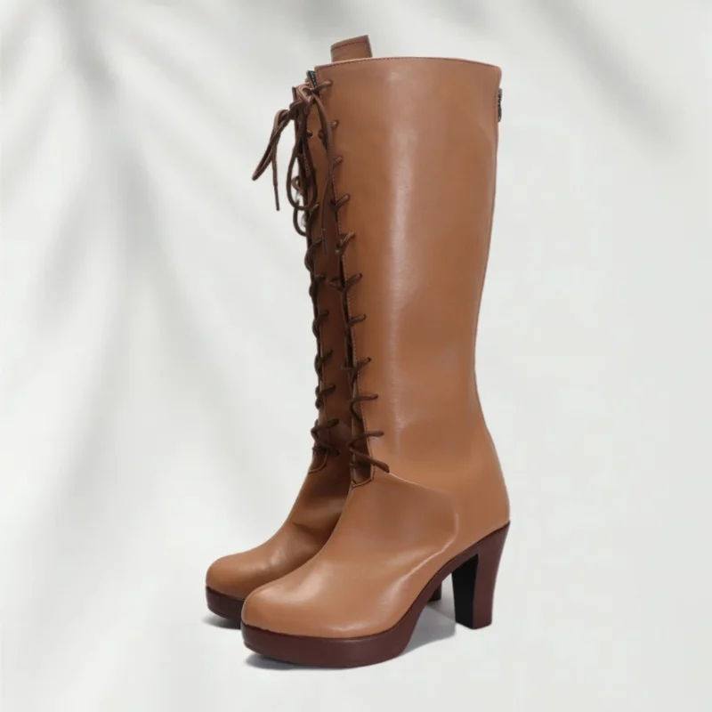 Anime ma nouvelle vie comme méchante: toutes les rues plombées pour Doom Catarina Claes/Katarina Claes Cosplay bottes chaussures femmes chaussures Lolita