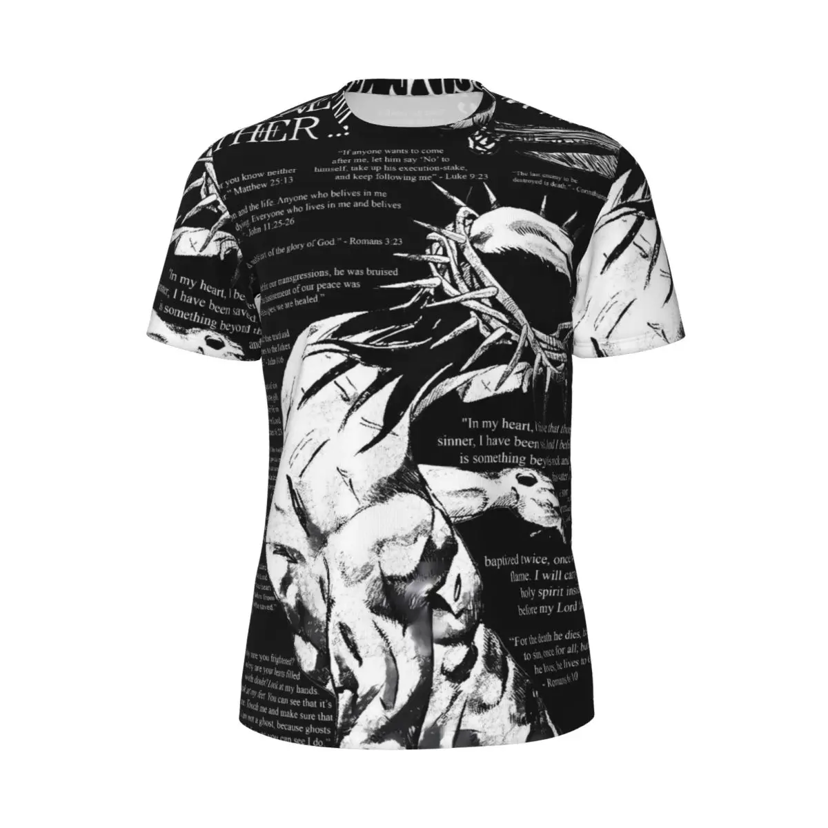 معونة لهم الأب يسوع المسيح المسيحيين تشغيل تي شيرت الجدة تي شيرت الرجال Vintage التي شيرت الصيف قصيرة الأكمام مخصص تيز #3