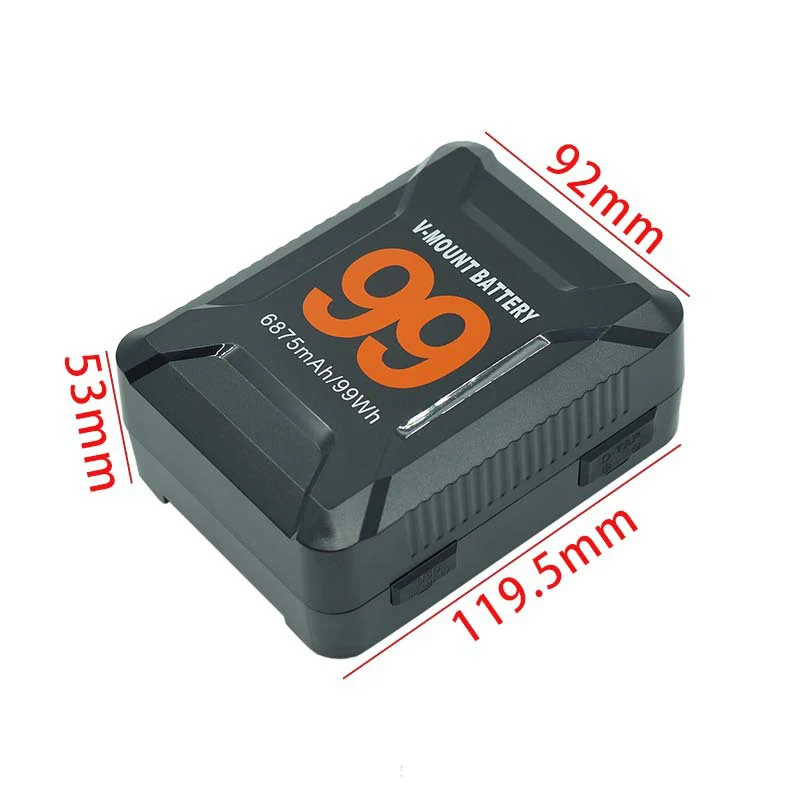 Camera V base/V-lock battery BP-99 with D tap to DC power cord V base battery 6875mAh/99Wh