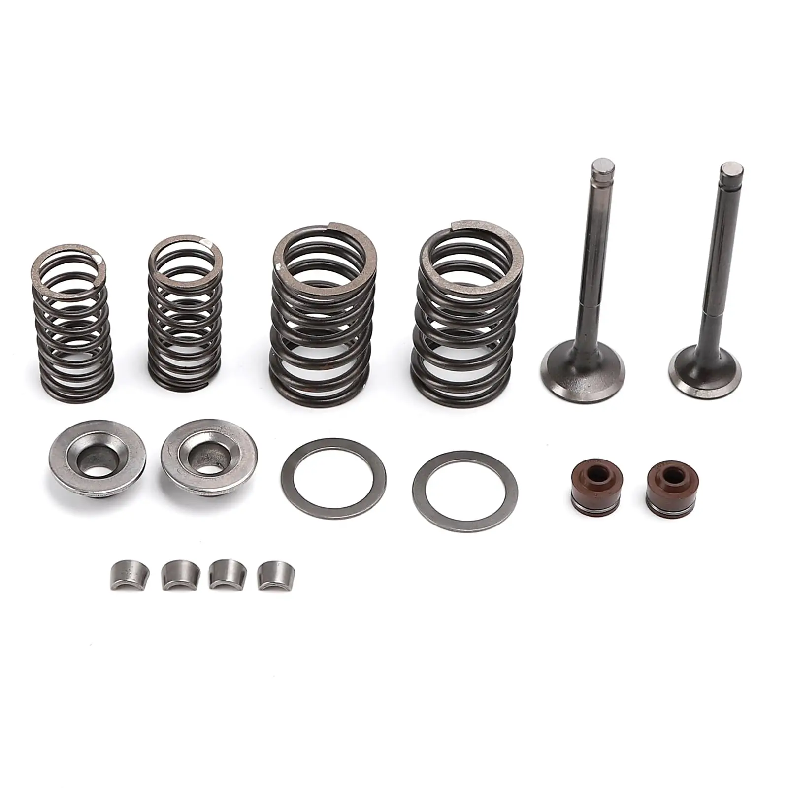 

Valve Set Intake Exhaust Valve with Spring Compatible with GY6 139QMA 139QMB Engine 64mm ,69mm