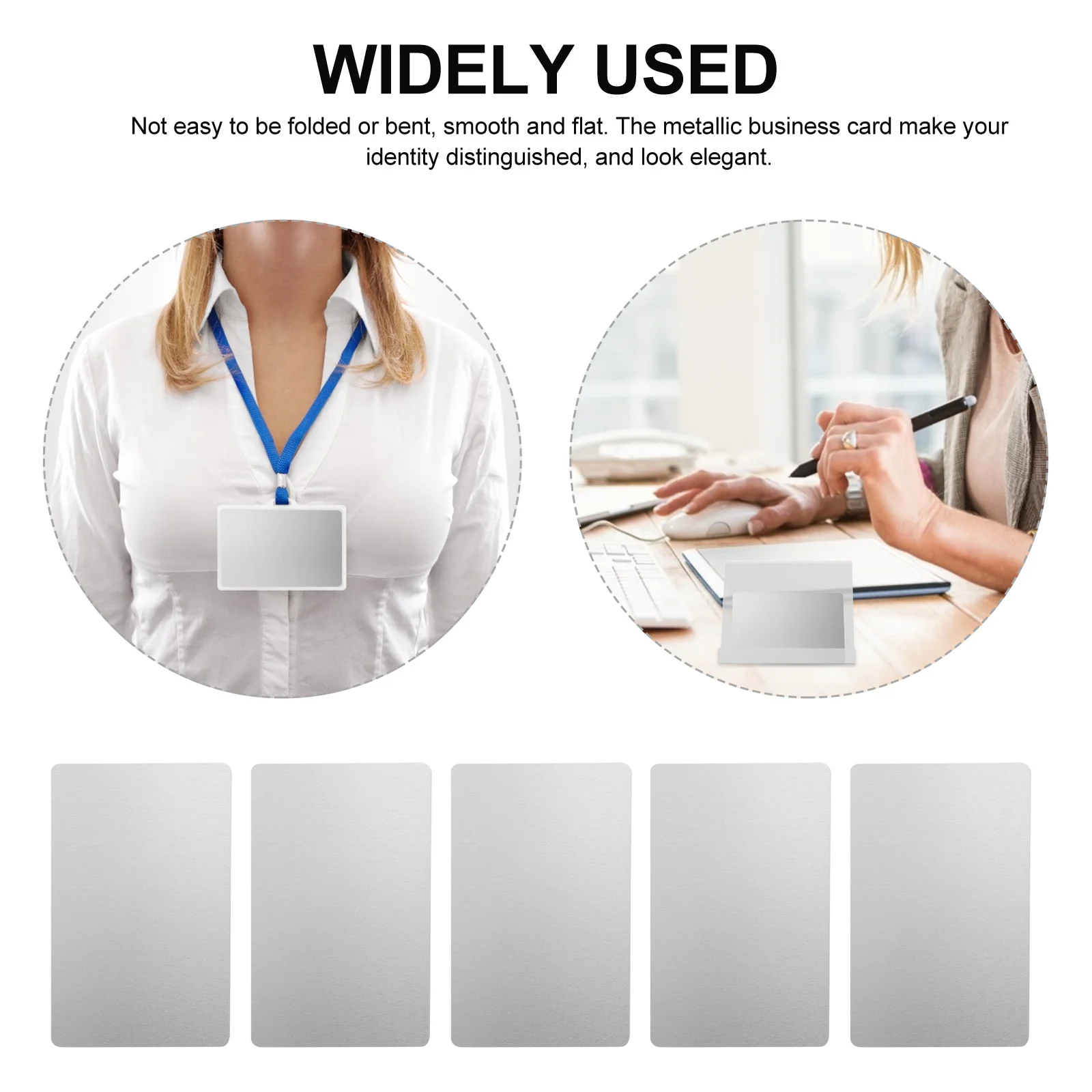 

50pcs Metal Business Cards Aluminum Alloy Blank Name Cards For Engraving Machine Test Heat Transfer Sublimation Card Sheets