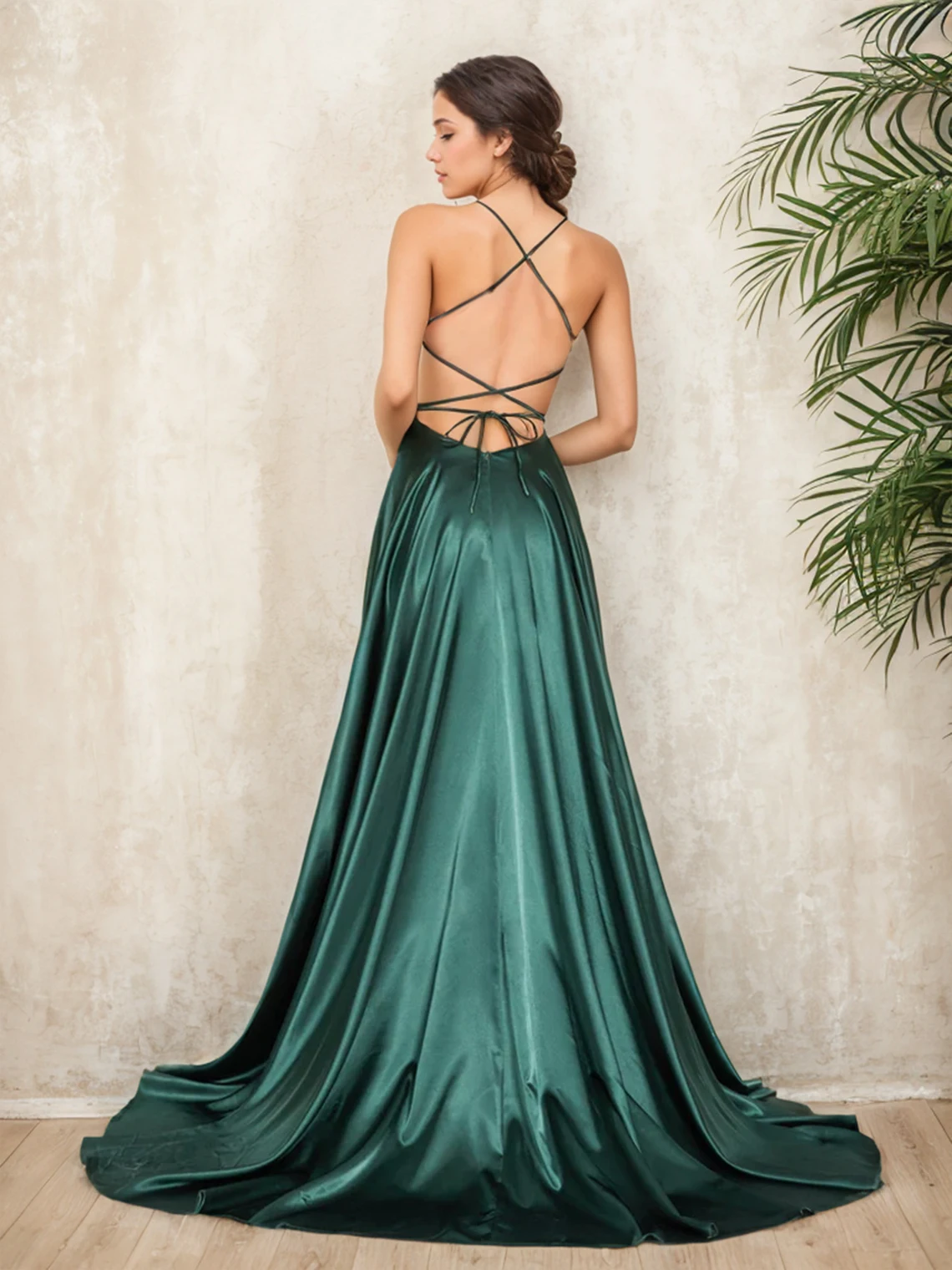 فستان سهرة، فستان حفلة موسيقية، فستان زفاف الضيوف، فستان رسمي، فستان سهرة أنيق، فستان حفلات مثير، فستان برقبة رسن، صورة ظلية على شكل حرف A