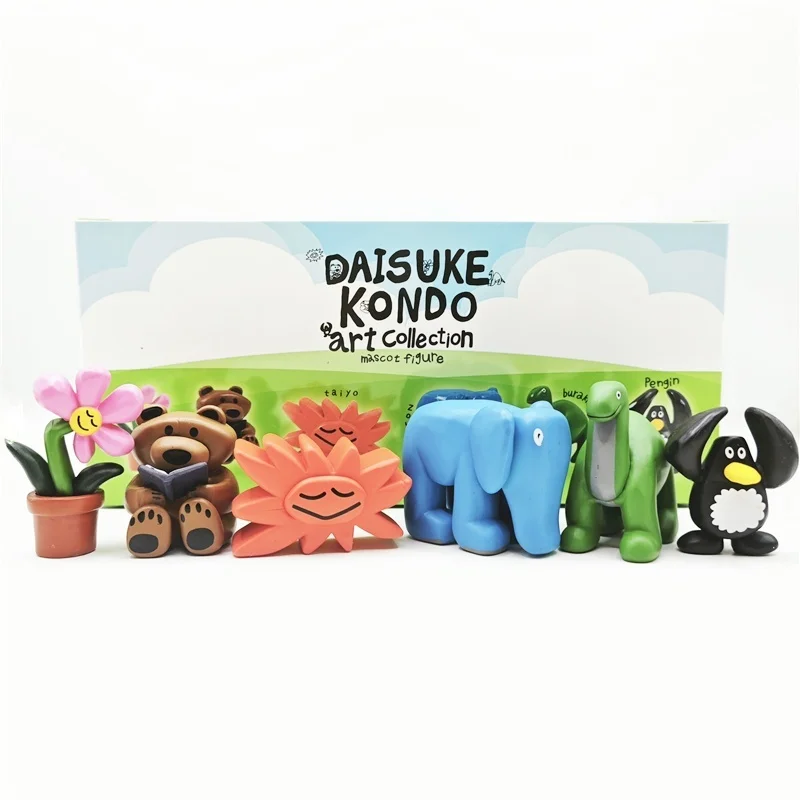 New DAISUKE KONDO Art Collection Blind Box Qualia Gashapon Capsule Toy Daisuke Kondo Plastic Decoration Flower Penguin Fans Gift #2