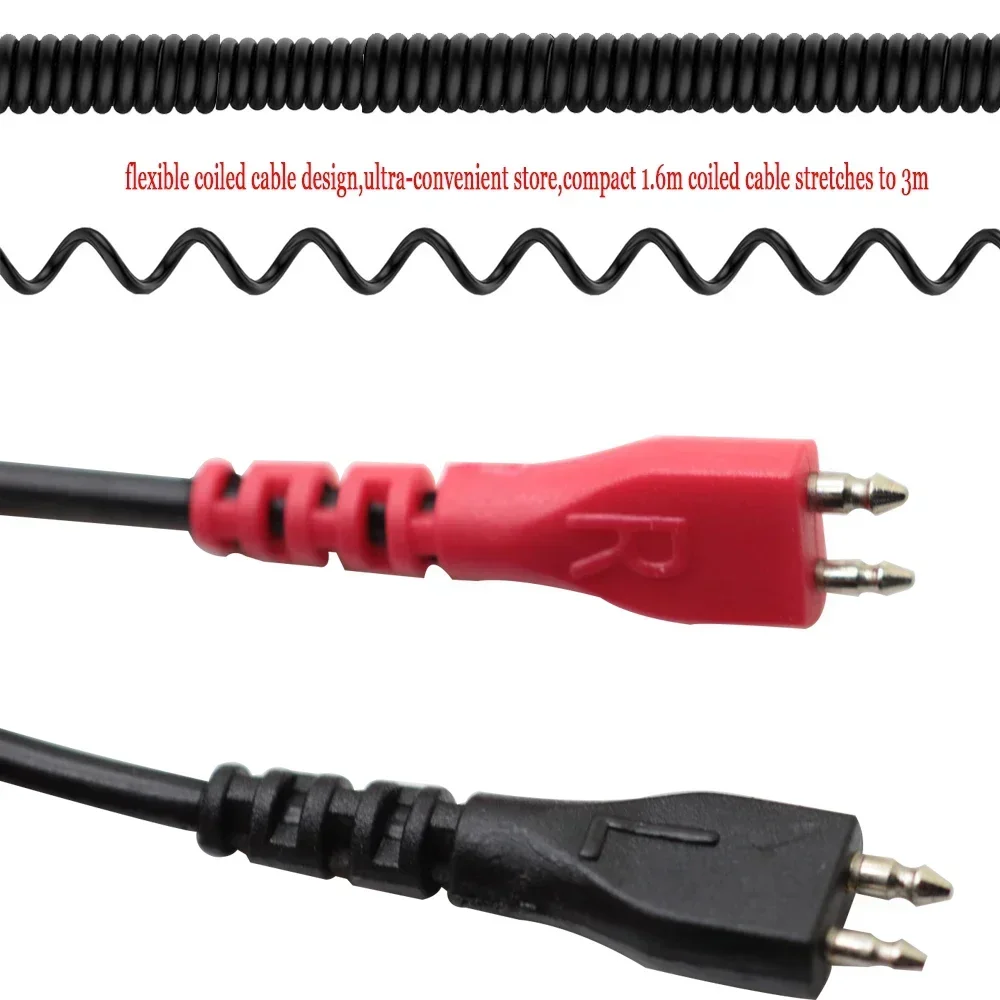 

Replacement Spring Relief Coiled Headphone Cables for Sennheiser HD25 HD25-1 HD25-1 II HD25-C HD25-13 Cable Cords ，