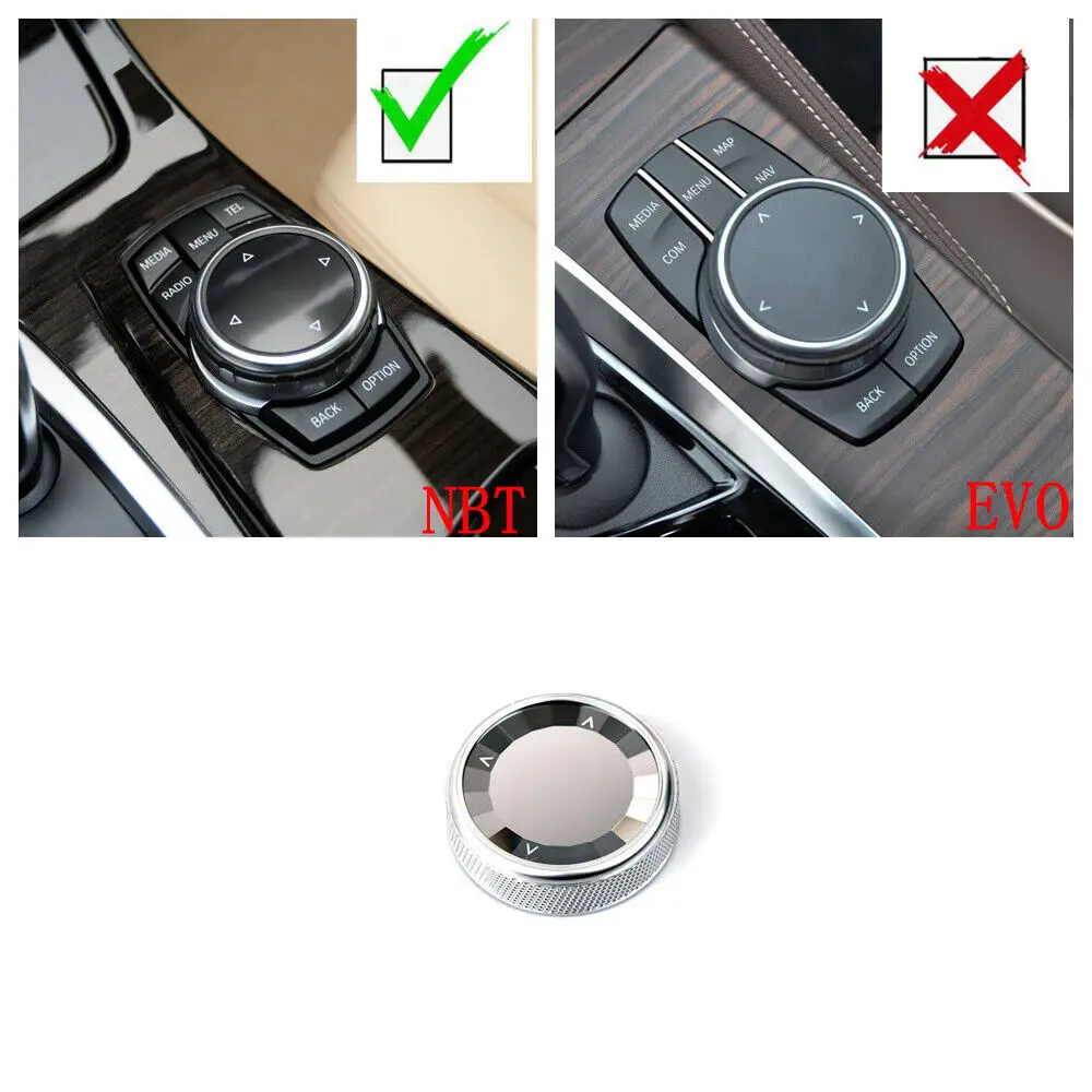 

WXZOS NBT IDrive Multi-Media Knob Rock Crystal Cover for BMW 7 Series 2013-2014