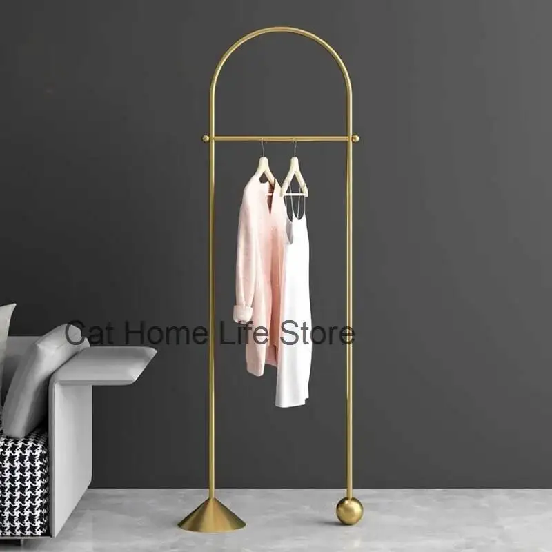 Perchero de diseño para balcón, Perchero portátil de Metal para interiores, Perchero para Ropa, suelo, Hotel, Burro, Ropa, Perchero, muebles de pasillo