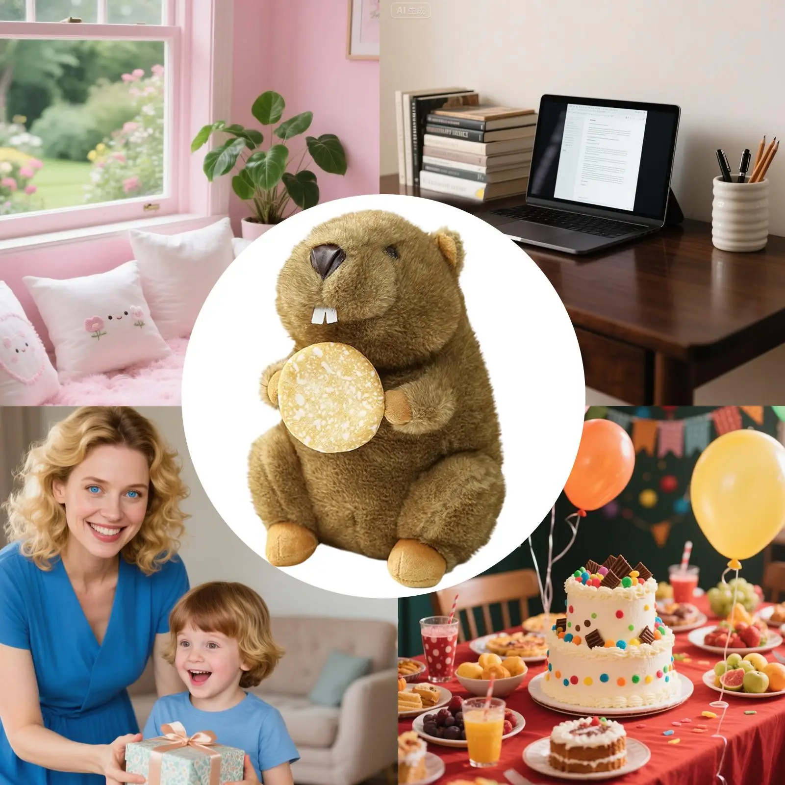 

Cute Stuffed Animals Figure Pillows Skin-Friendly Stuff Plush toy for Birthday Christmas Kids Boys Girls Valentines days