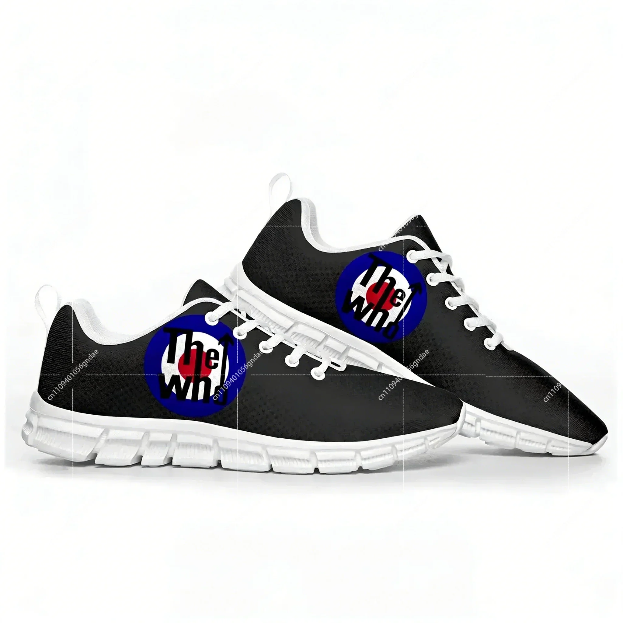

The Who Pop Rock Band Sports Shoes Mens Womens Sneakers Casual Custom Couple Shoes White