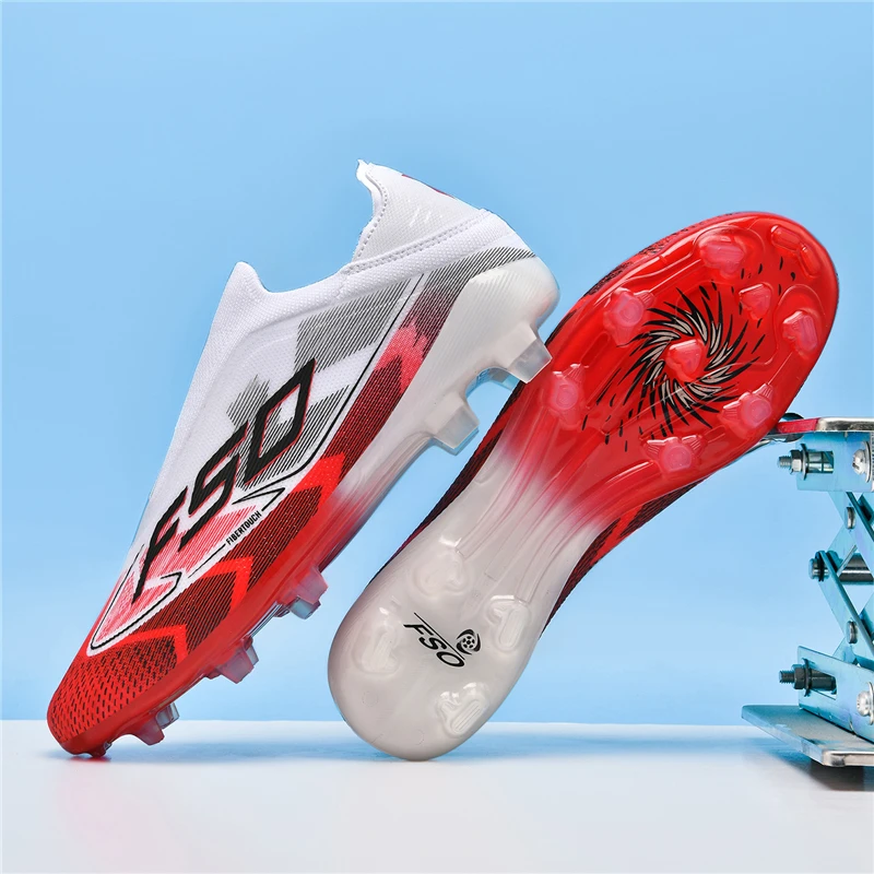 

Unisex Teen Field Football Shoes Soft Cushion Insole Wear Resistant Broken Spikes Comfortable Daily Match Athletic Footwear
