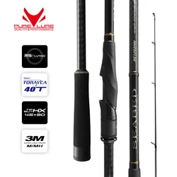 PURELURE SEABED 10FT 3.0m 3.3m 3.6m ML MH Spinning Rod For SeaBass High Carbon Long Throwing Fishing Rod In Plus Spinning Reel