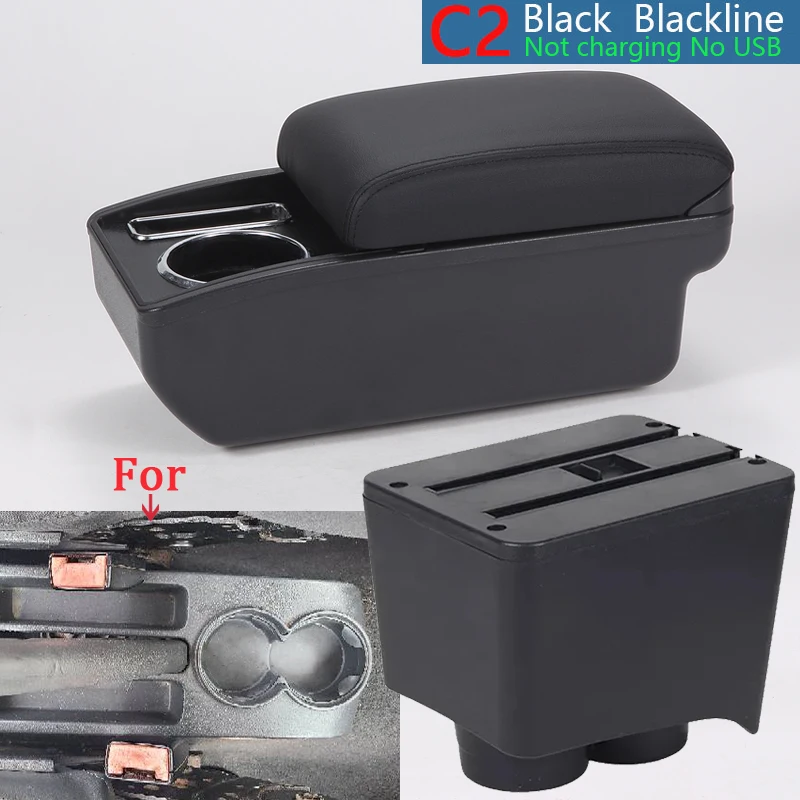 Voor Volkswagen Polo Armsteun Doos Voor VW Polo 9N3 Auto Armsteun Gewijd 2002-2009 Opbergdoos Retrofit interieur Auto Accessoires