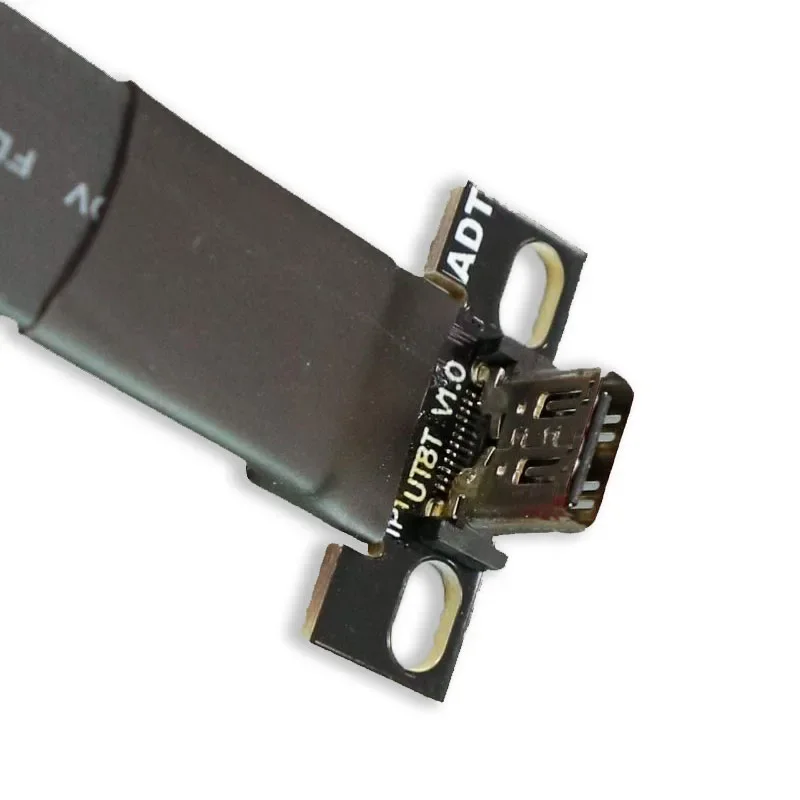FFC USB 3.2 Type-C Extension Flat Ribbon Cable 90 FPV Slim Soft flexible FPC charge Brushless Handheld Gimbal monitor 20G/bps - Image 3