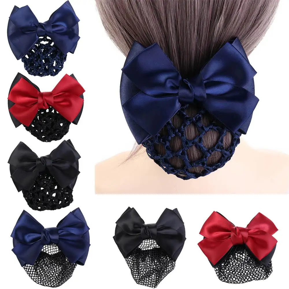 Lint Kantoor Dame Haarclip Strik Haargrepen Netto Knot Haarbedekking Netto Knot Haak Vrouwen Barrette Net Knot Snood