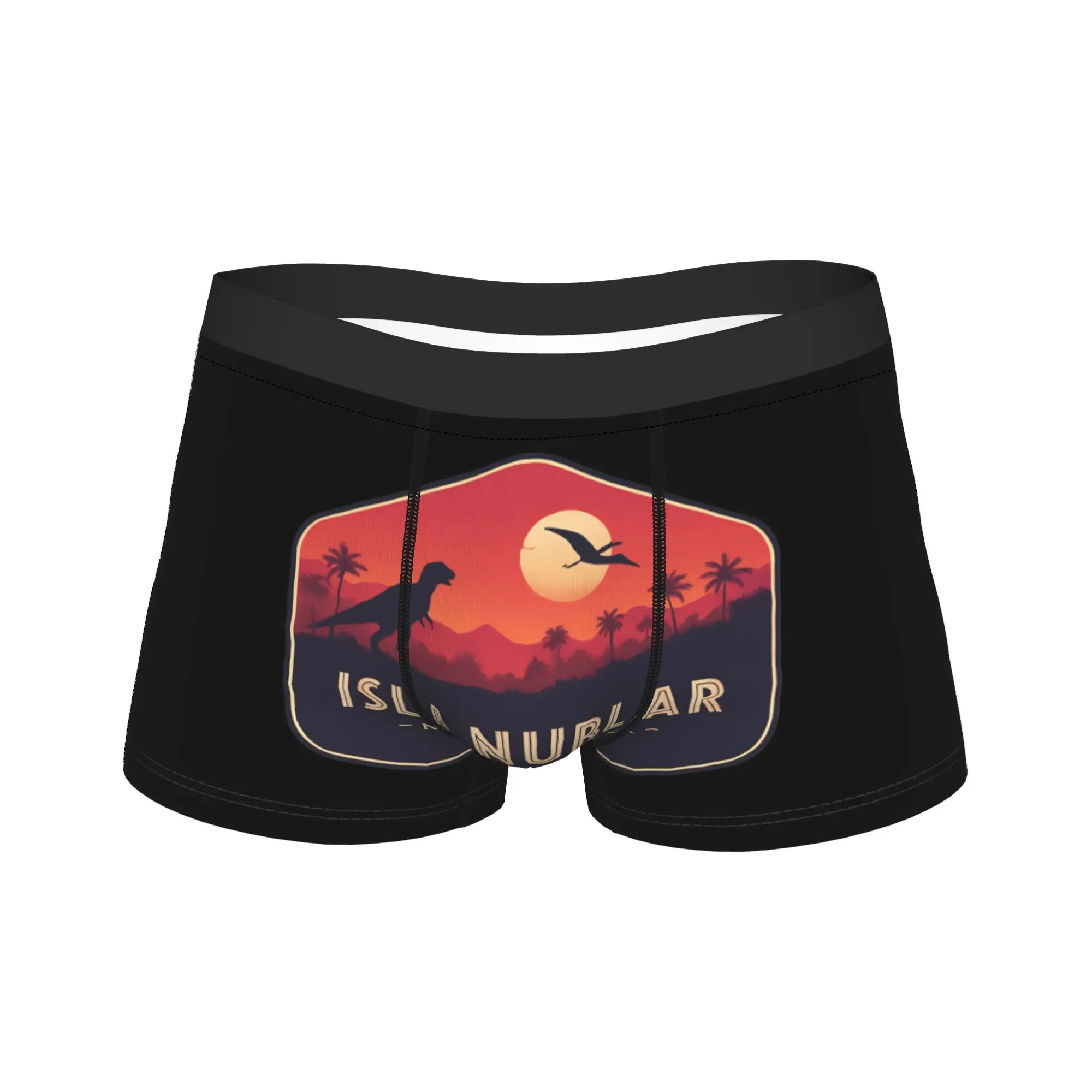 

Нижнее белье «Парк Юрского периода», мужские трусы, эластичные шорты-боксеры с принтом, качественные шорты, трусы больших размеров