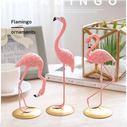 Pink Flamingo Table Car Ornaments Tropic Party Summer Girl Birthday Wedding Decor Flamingo Gifts Hawaii Hawaiian Party Decor