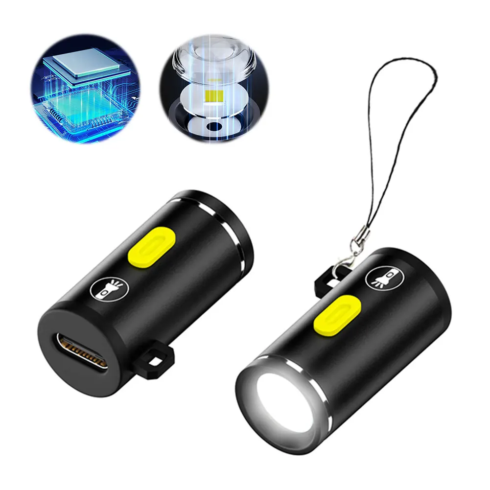 5PCS LED Handheld Mini Flashlight Aluminum Alloy Small Pocket Flashlight Outdoor Emergency Light for Outdoor Hiking Camping