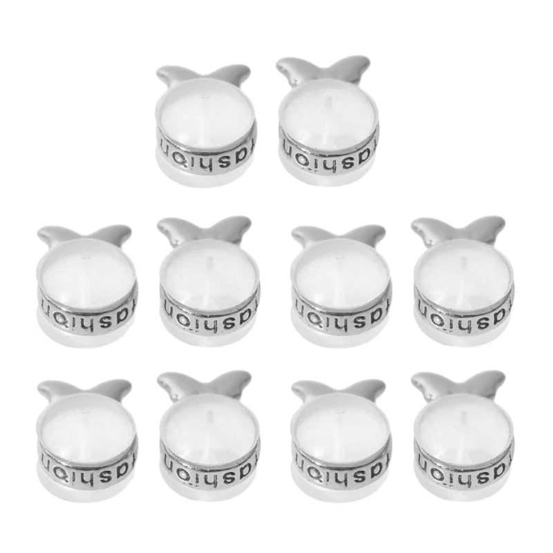 Set of 10 Earring Lifters for Drooping Ears Hypoallergenical Support Adjustable Earring Backs Replacements Jewelry Tool C1FC