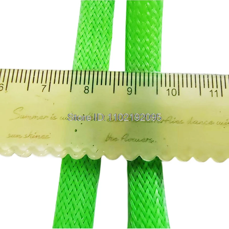 10M 8MM Braided Expandable Cable Sleeve Tight PET PET Nylon Wrapping Sheathing PC Cable Organizer Wire Cable Protection Loom