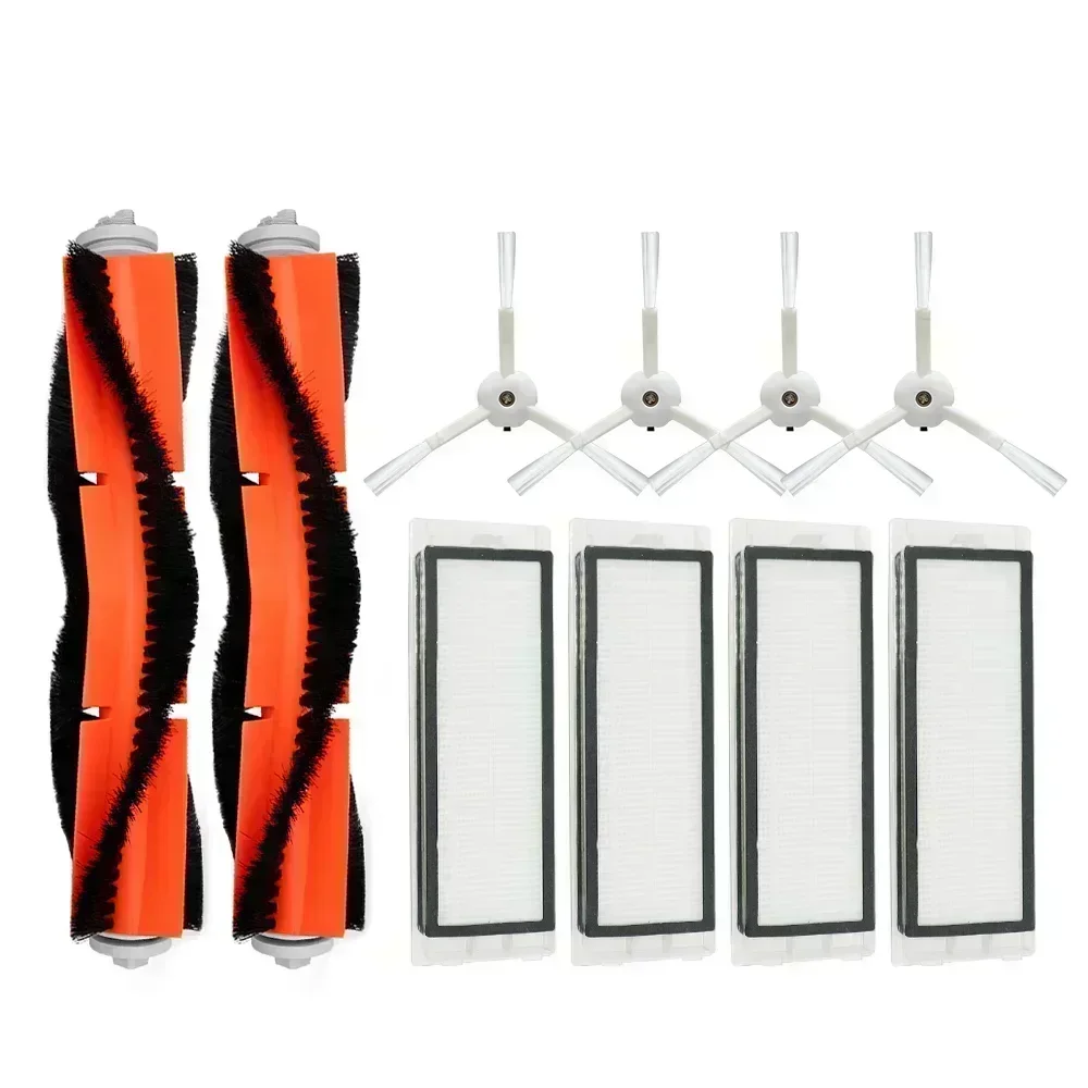 for Xiaomi Mi Robot Vacuum Cleaner Parts Accessories Roborock SDJQR01RR SDJQR02RRS51 S50 HEPA Filter + Side Brush + Main Brush