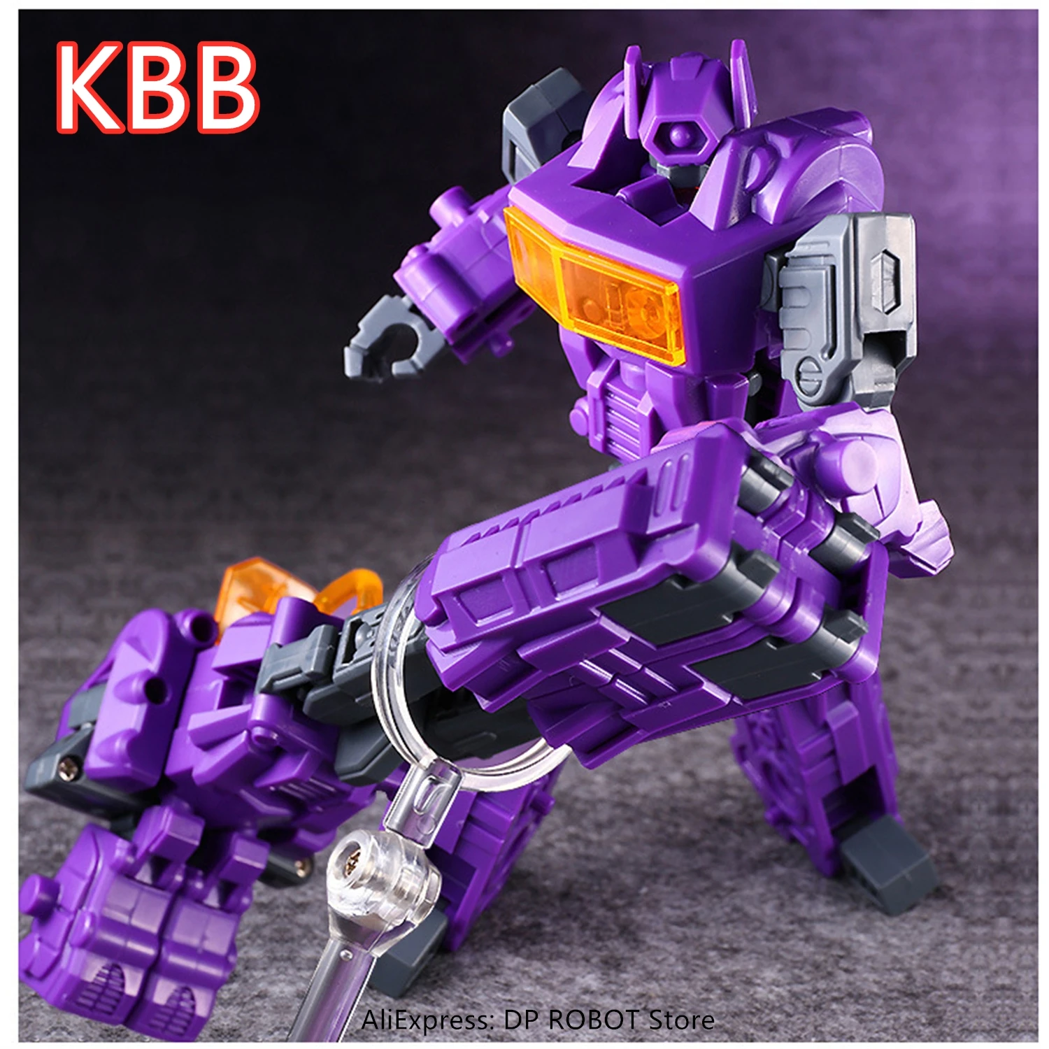 [IN STOCK] KBB Transformation 6644 Shockwave Shockblast Action Figure Robot Toy With Box